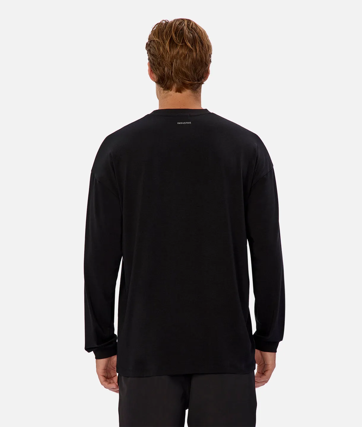 The Freeman Long Sleeve Tee - Black sold by Industrie Clothing product image thumbnail 3