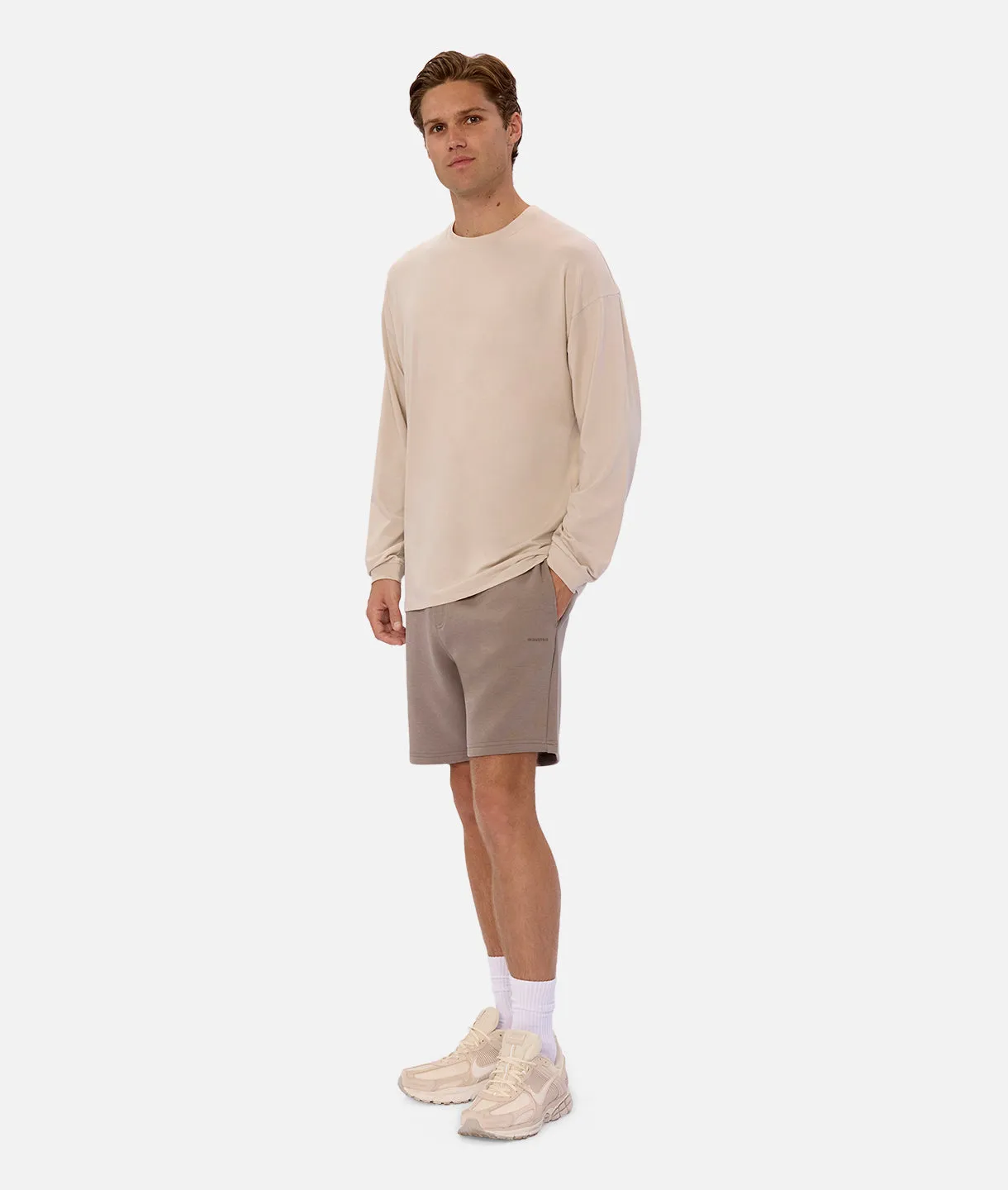 The Freeman Long Sleeve Tee - Stone 21 sold by Industrie Clothing product image thumbnail 2