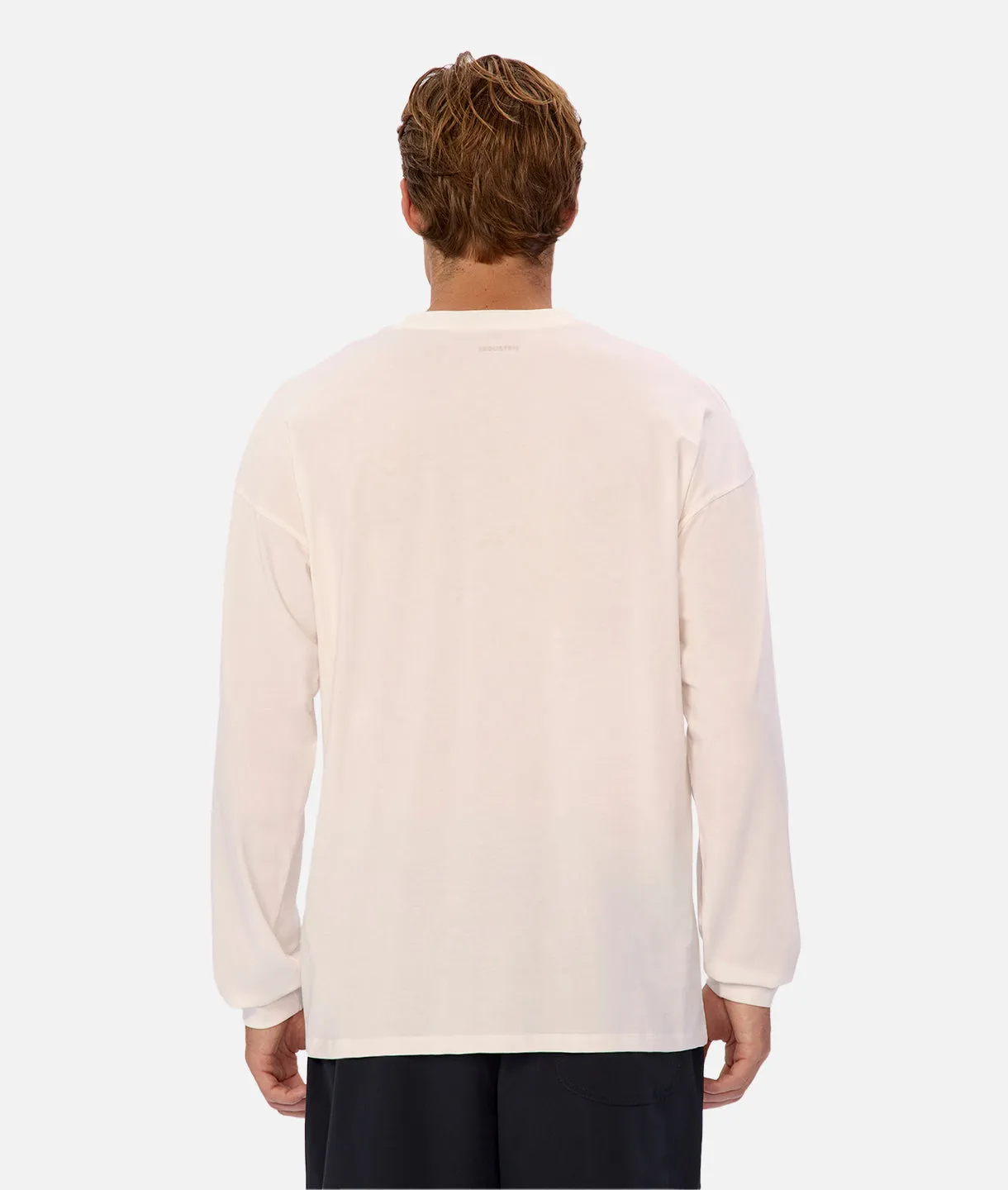 The Freeman Long Sleeve Tee - Chalk sold by Industrie Clothing product image thumbnail 3