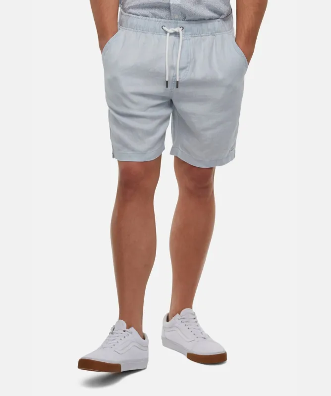 The Marina Linen Short - YD Chambray sold by Industrie Clothing