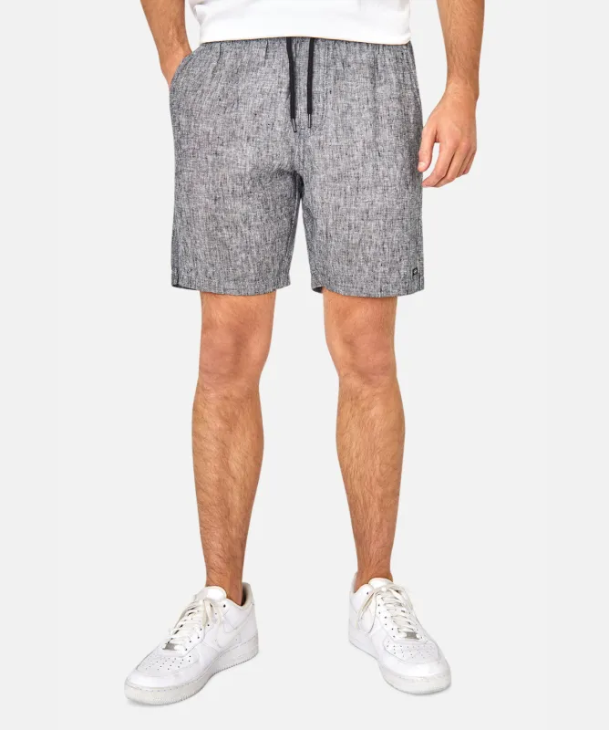 The Marina Linen Short - Charcoal sold by Industrie Clothing
