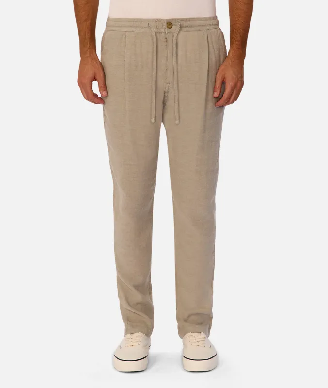 The New Capri Linen Pant - Light Army sold by Industrie Clothing