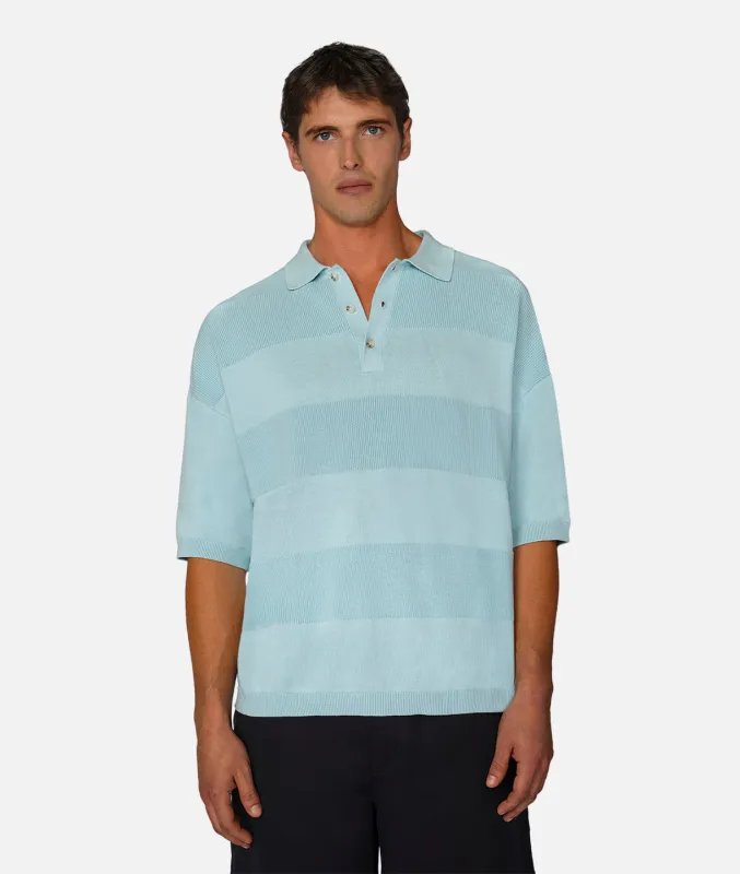 The Solana Polo - Turquoise sold by Industrie Clothing