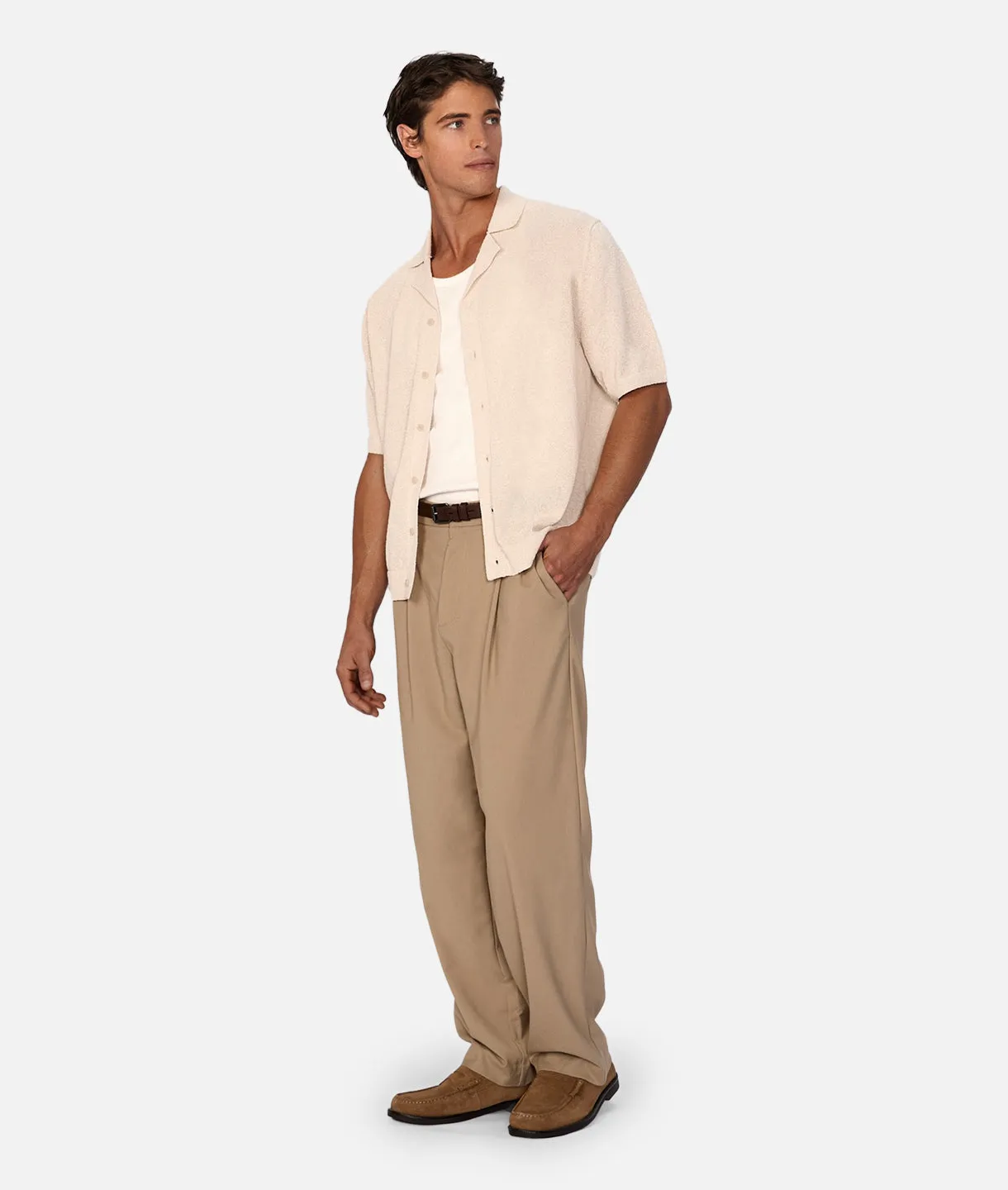 The Dali Short Sleeve Shirt - Wheat sold by Industrie Clothing product image thumbnail 5