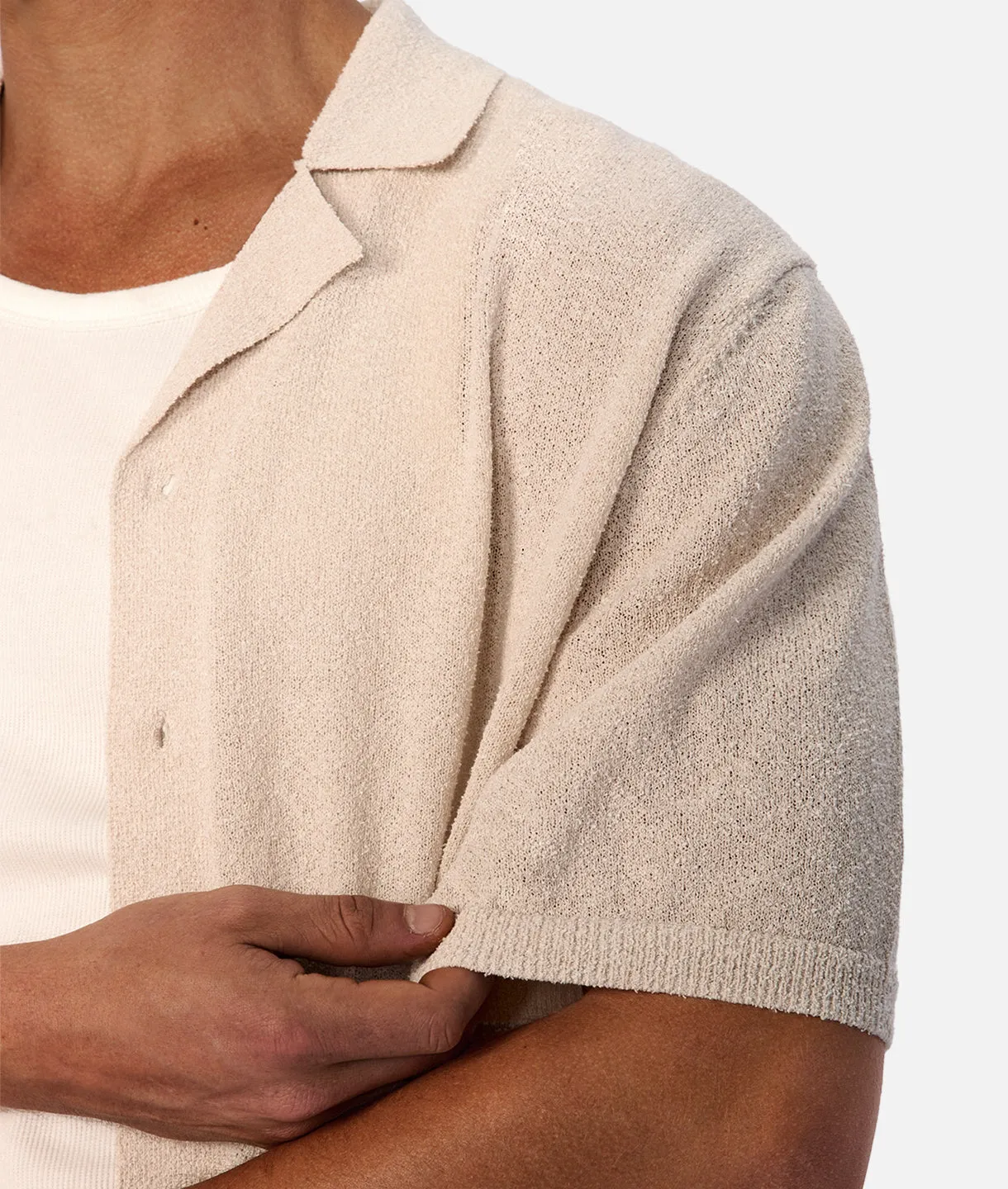 The Dali Short Sleeve Shirt - Wheat sold by Industrie Clothing product image thumbnail 2