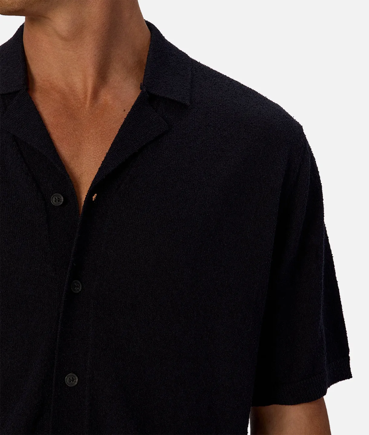 The Dali Short Sleeve Shirt - Navy sold by Industrie Clothing product image thumbnail 2