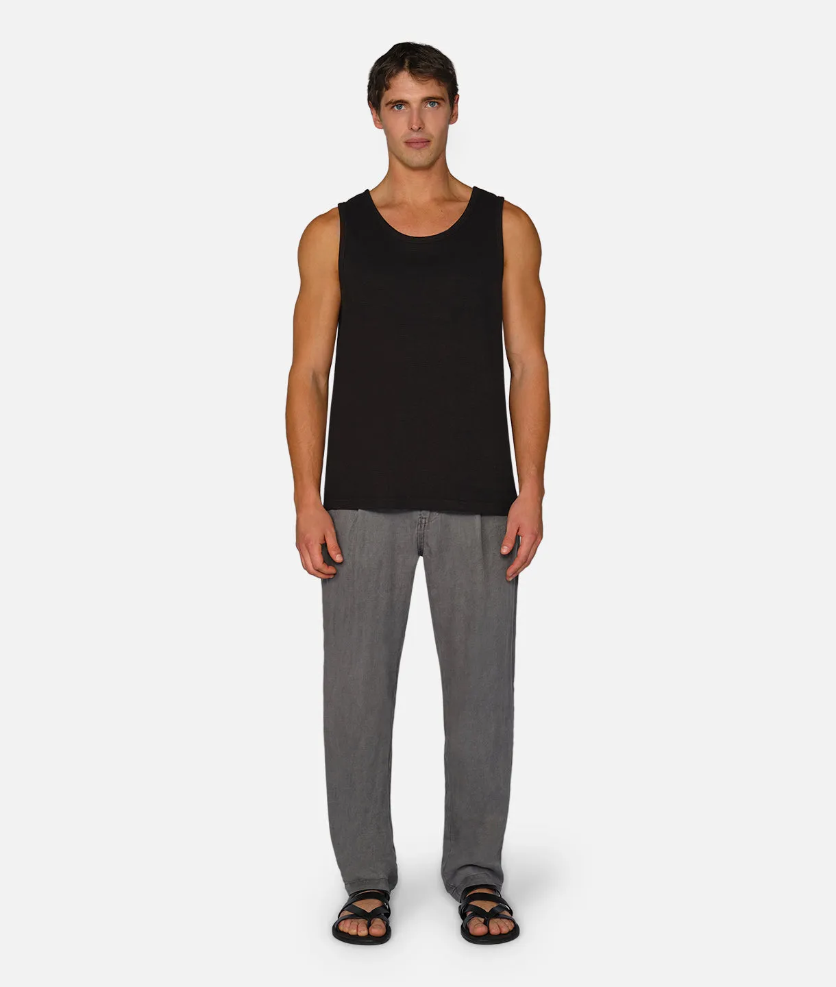 The Capri Linen Pant - Gunmetal sold by Industrie Clothing product image thumbnail 2