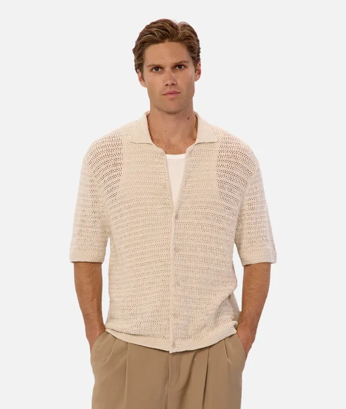 The Marques Short Sleeve - Oat sold by Industrie Clothing