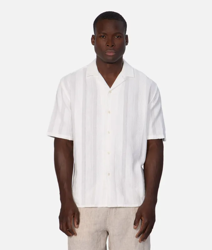 The Salamanca Short Sleeve Shirt - Off White sold by Industrie Clothing