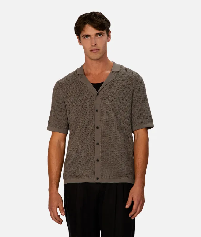 The Sevona Short Sleeve Shirt - Oregano sold by Industrie Clothing