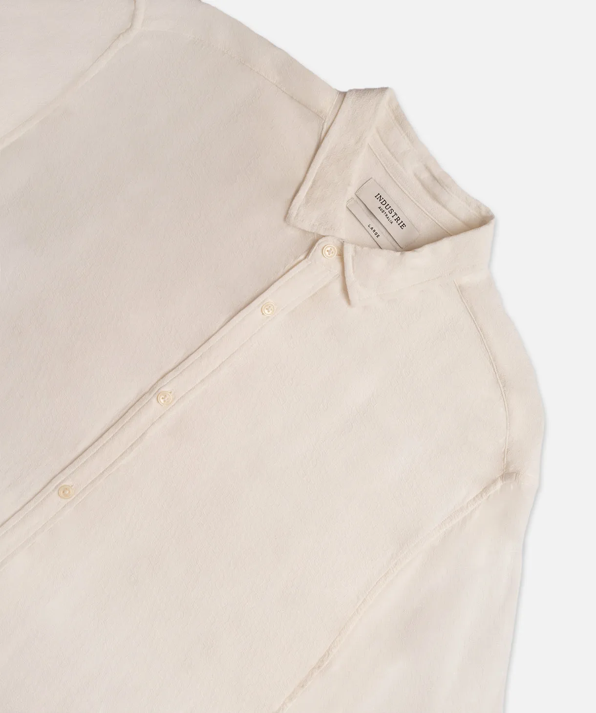 The Portenza Short Sleeve Shirt - Off White sold by Industrie Clothing product image thumbnail 2