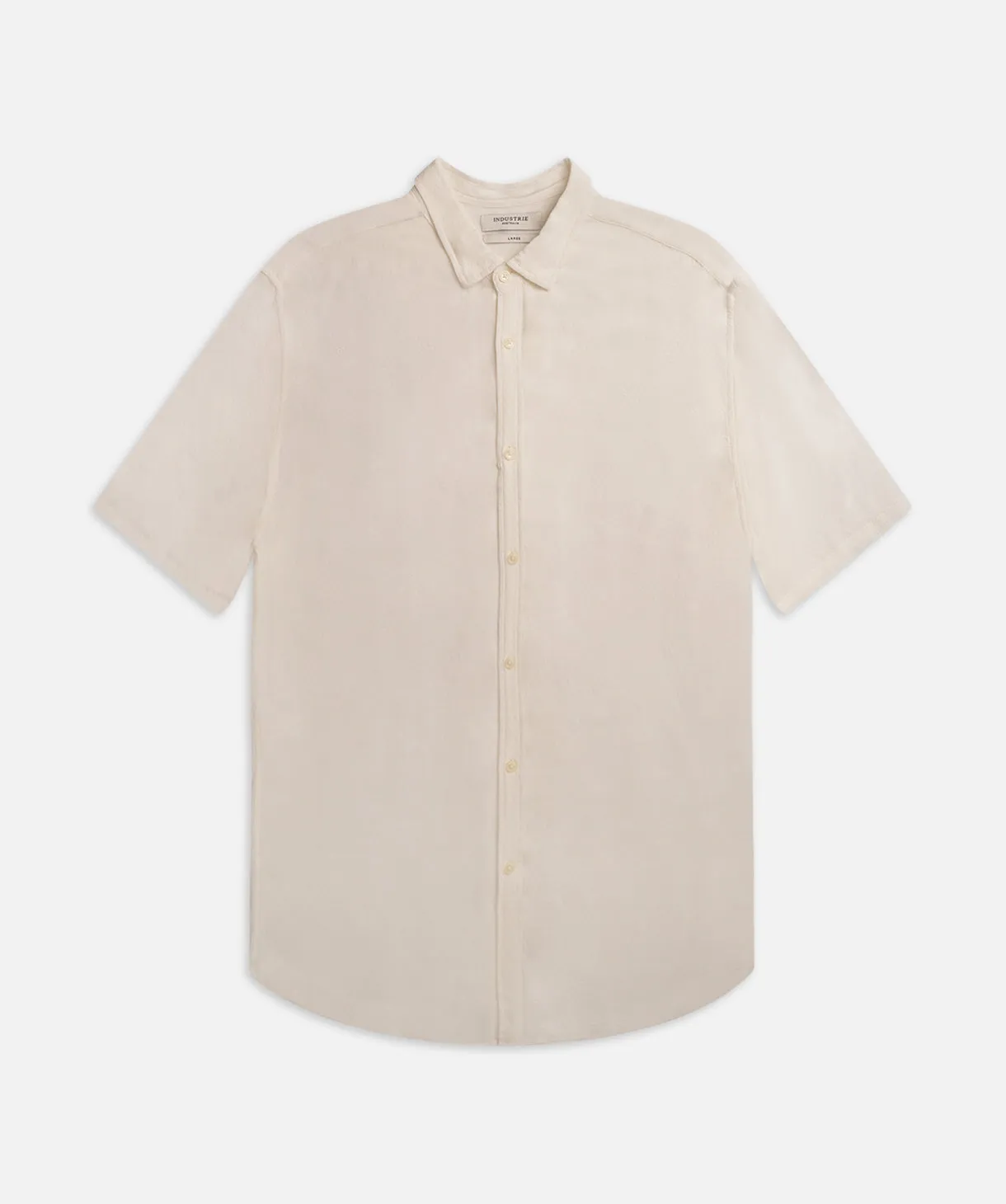 The Portenza Short Sleeve Shirt - Off White sold by Industrie Clothing