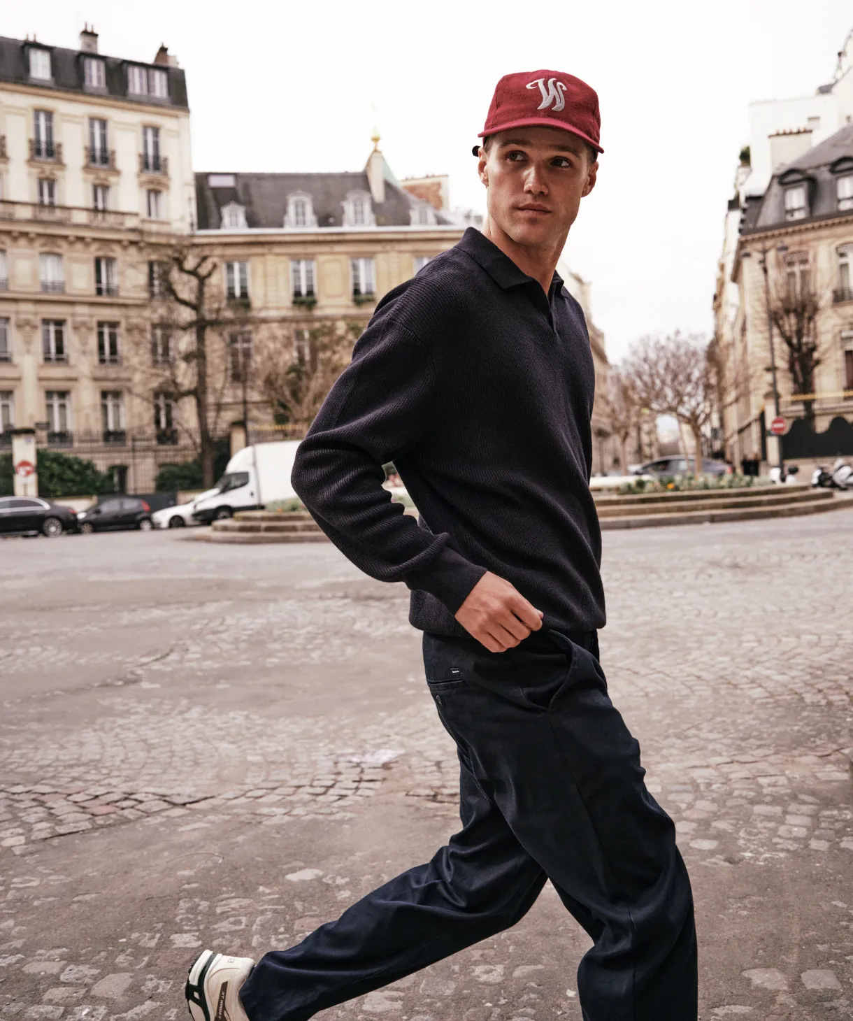 The New England Polo Knit - Navy 24 sold by Industrie Clothing product image thumbnail 2