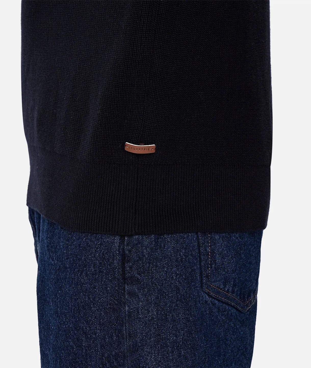 The New England Polo Knit - Navy 24 sold by Industrie Clothing product image thumbnail 4