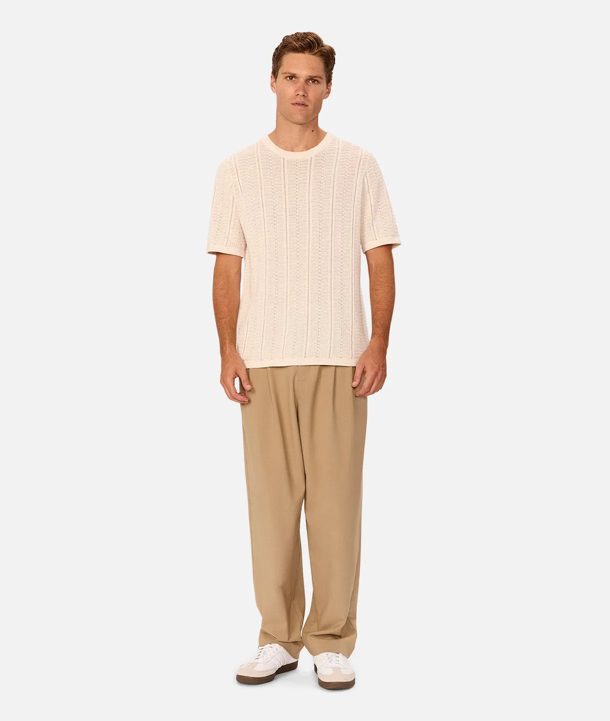 The Nimes Tee - Chalk Marle sold by Industrie Clothing product image thumbnail 2