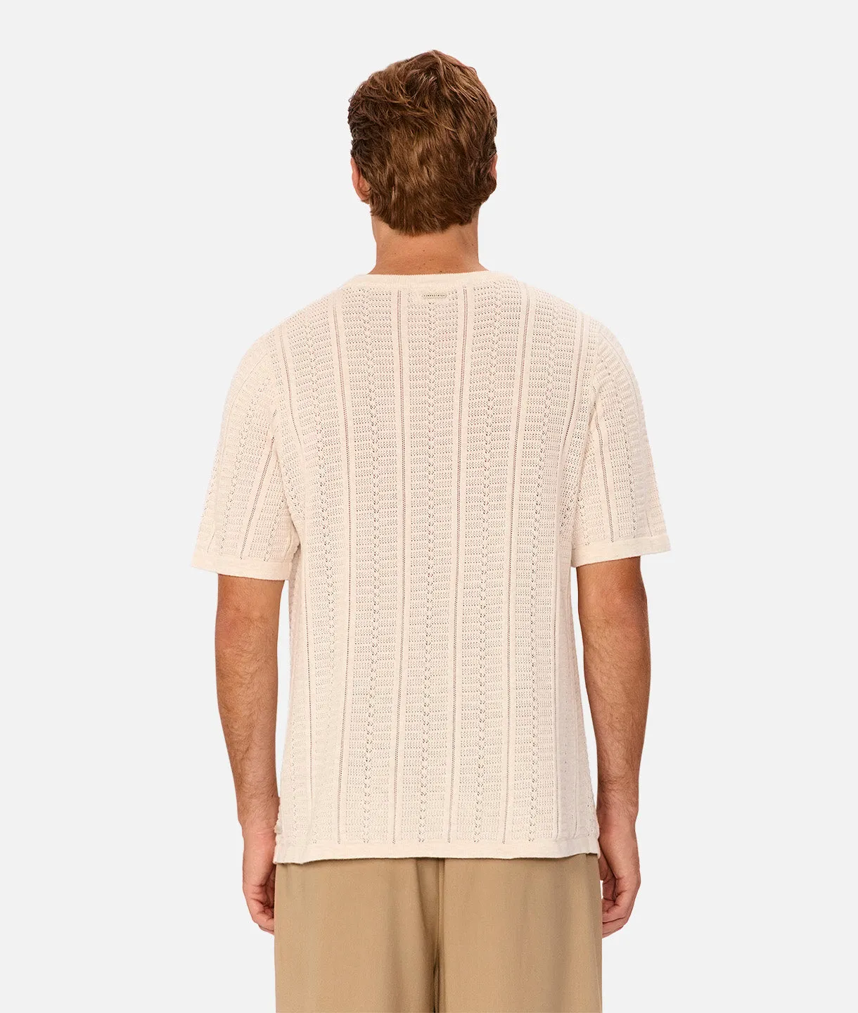 The Nimes Tee - Chalk Marle sold by Industrie Clothing product image thumbnail 4