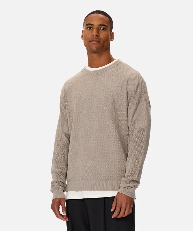 The Nanterre Crew Neck Knit - Rhino sold by Industrie Clothing