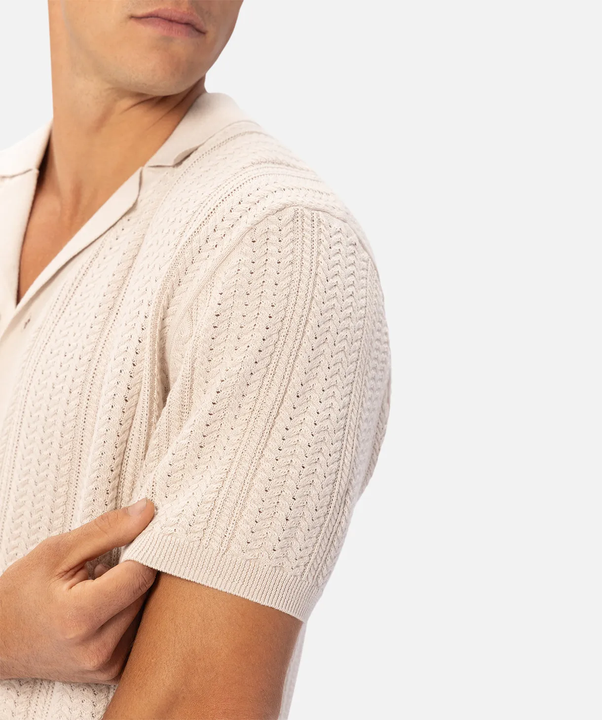 The Alessio Short Sleeve Shirt - OD Stone sold by Industrie Clothing product image thumbnail 2