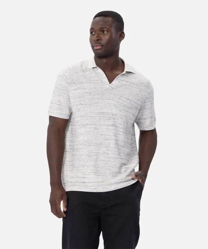 The Lorenzo Polo - Grey Marle sold by Industrie Clothing