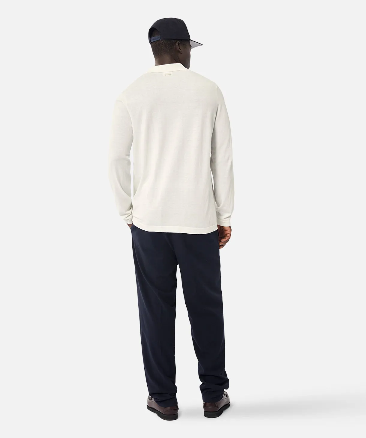 The Calille Long Sleeve Polo - Chalk sold by Industrie Clothing product image thumbnail 3