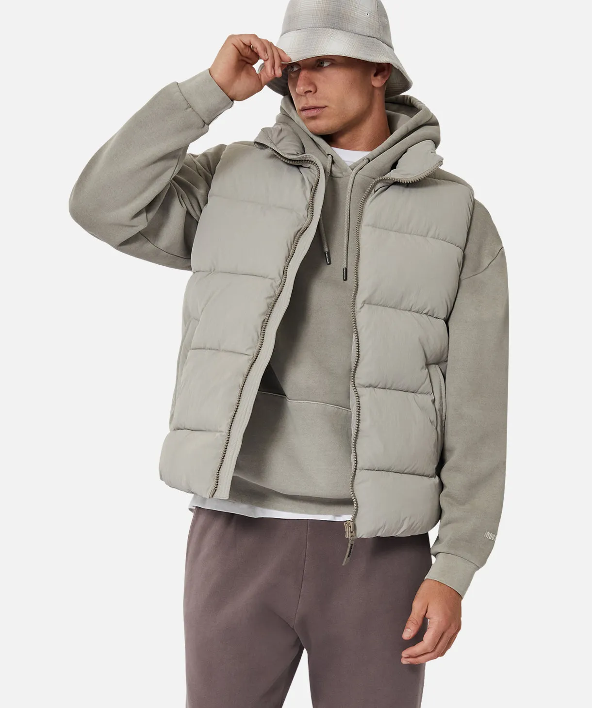 The New Hanam Puffer Vest - Rhino sold by Industrie Clothing product image thumbnail 5