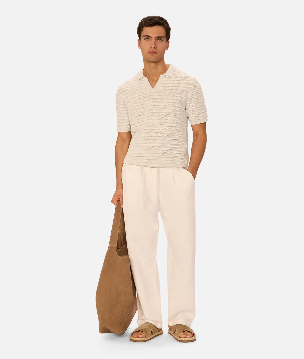 The Relaxed Mallorca Pant - Winter White sold by Industrie Clothing product image thumbnail 2