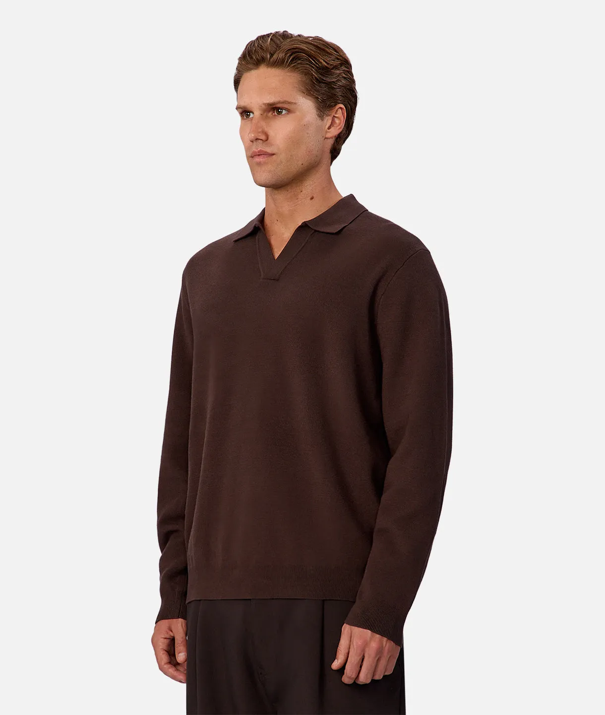 The Wynslow Polo Knit - Ashwood sold by Industrie Clothing product image thumbnail 3