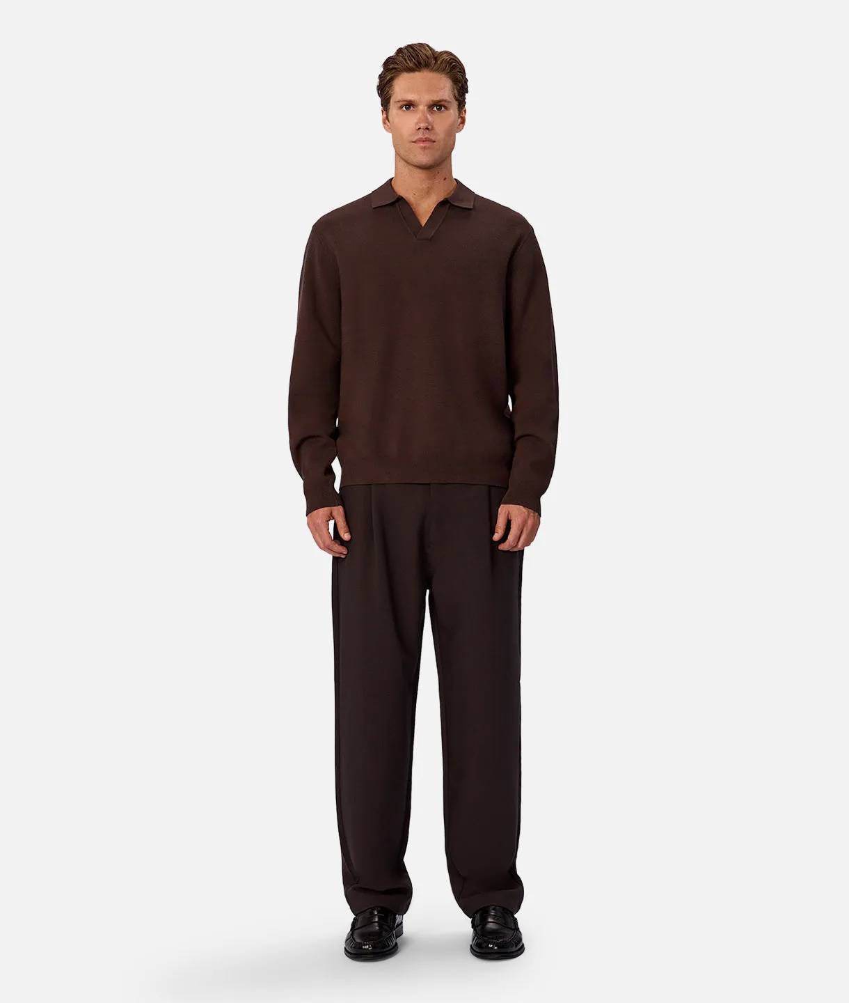 The Wynslow Polo Knit - Ashwood sold by Industrie Clothing product image thumbnail 5