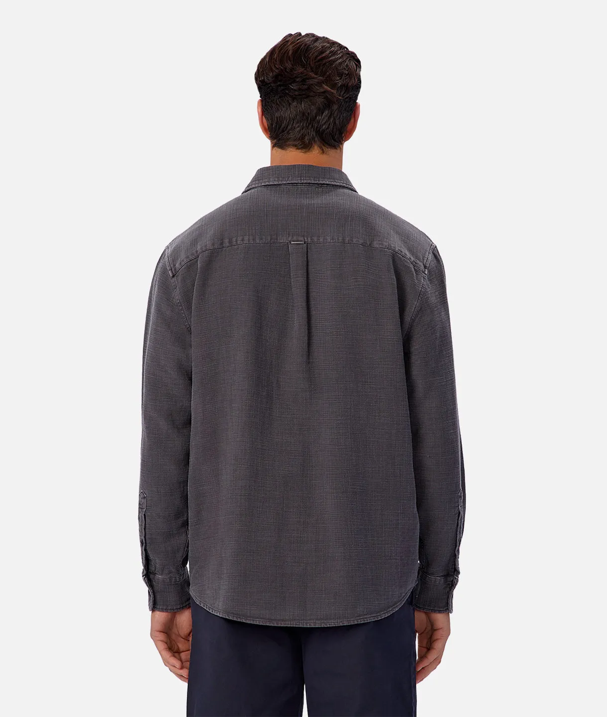 The Lisbon Long Sleeve Shirt - Asphalt sold by Industrie Clothing product image thumbnail 4