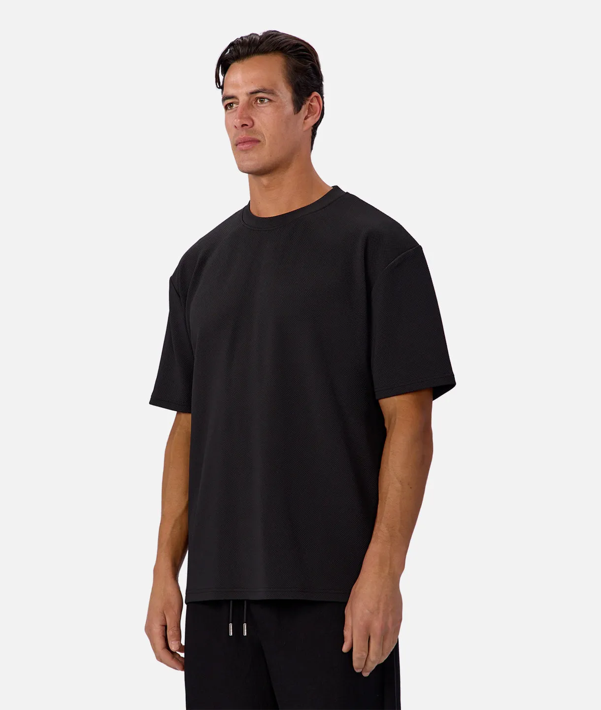 The Textured Tech Tee - Black sold by Industrie Clothing product image thumbnail 3