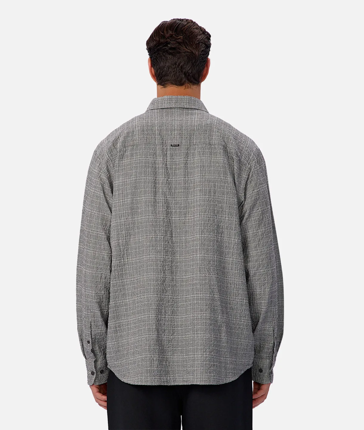 The Cooper Long Sleeve Shirt - Black White sold by Industrie Clothing product image thumbnail 4