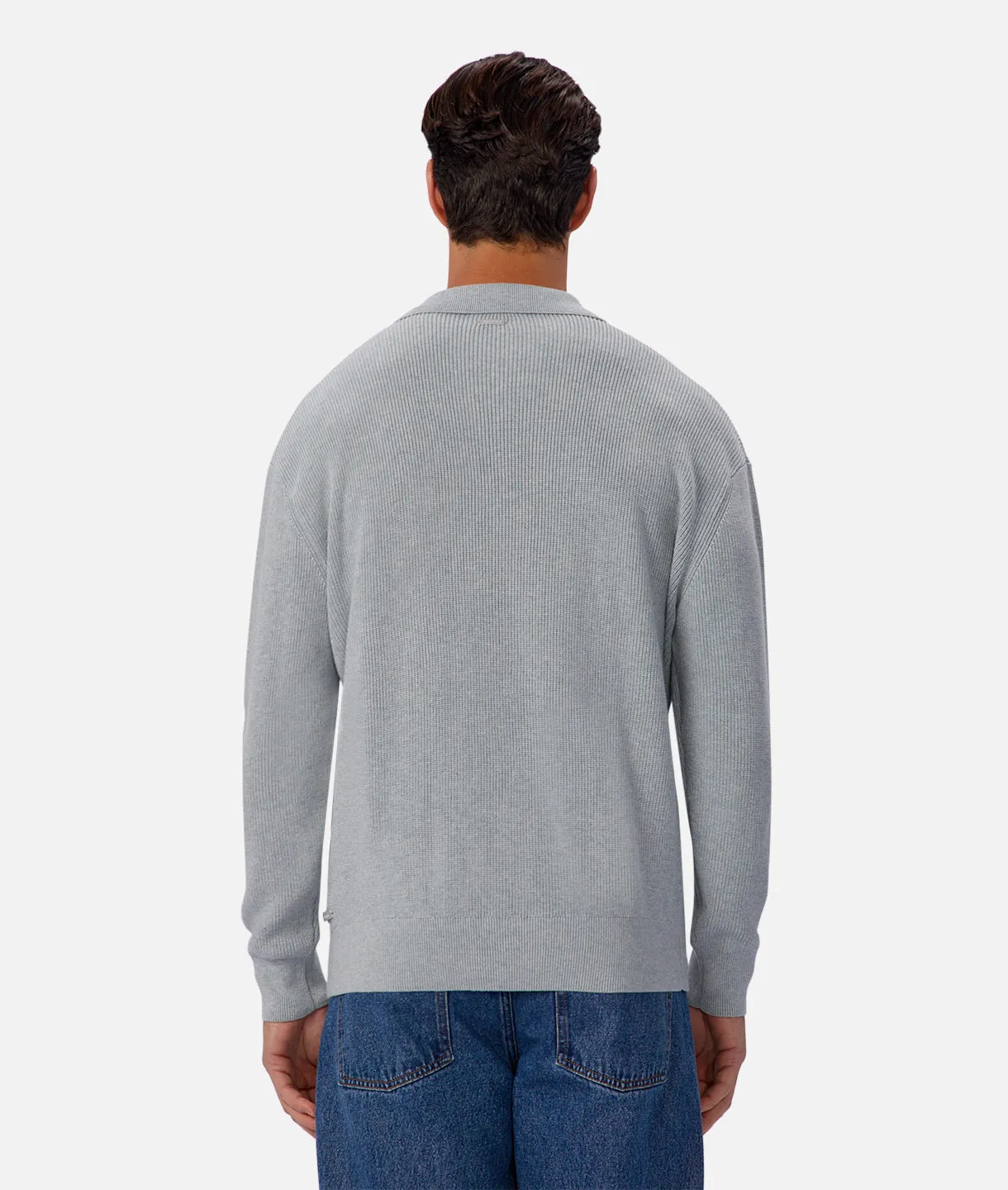 The New England Polo Knit - Mineral sold by Industrie Clothing product image thumbnail 4