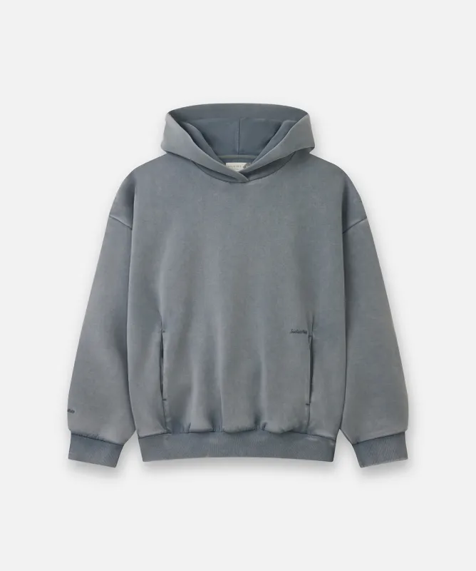 The Washed Tech Hood - Pewter made by Industrie Clothing