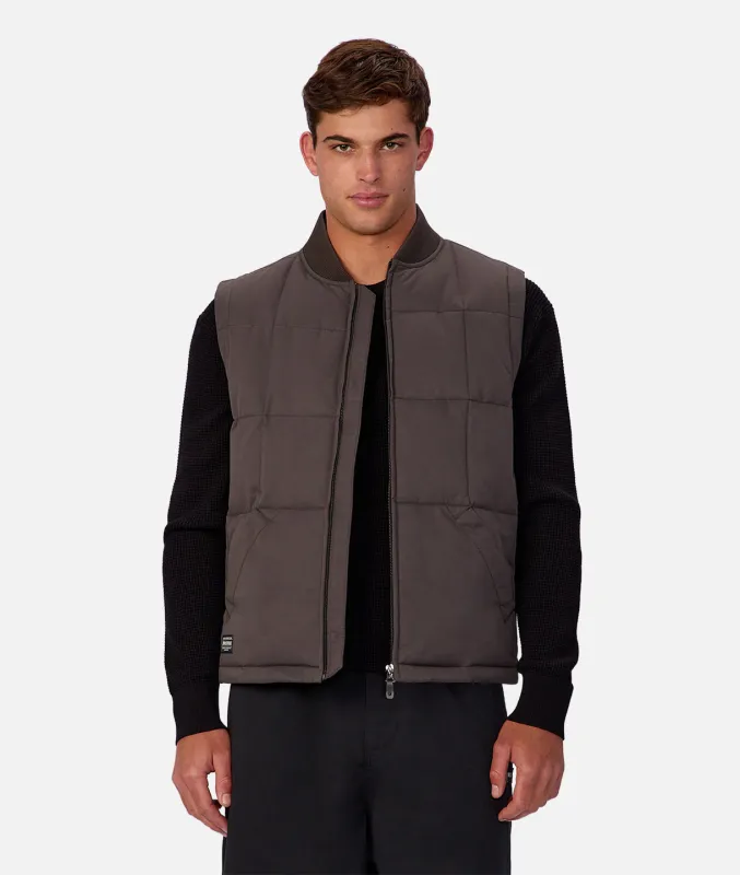 The Georgetown Padded Vest - Oil made by Industrie Clothing