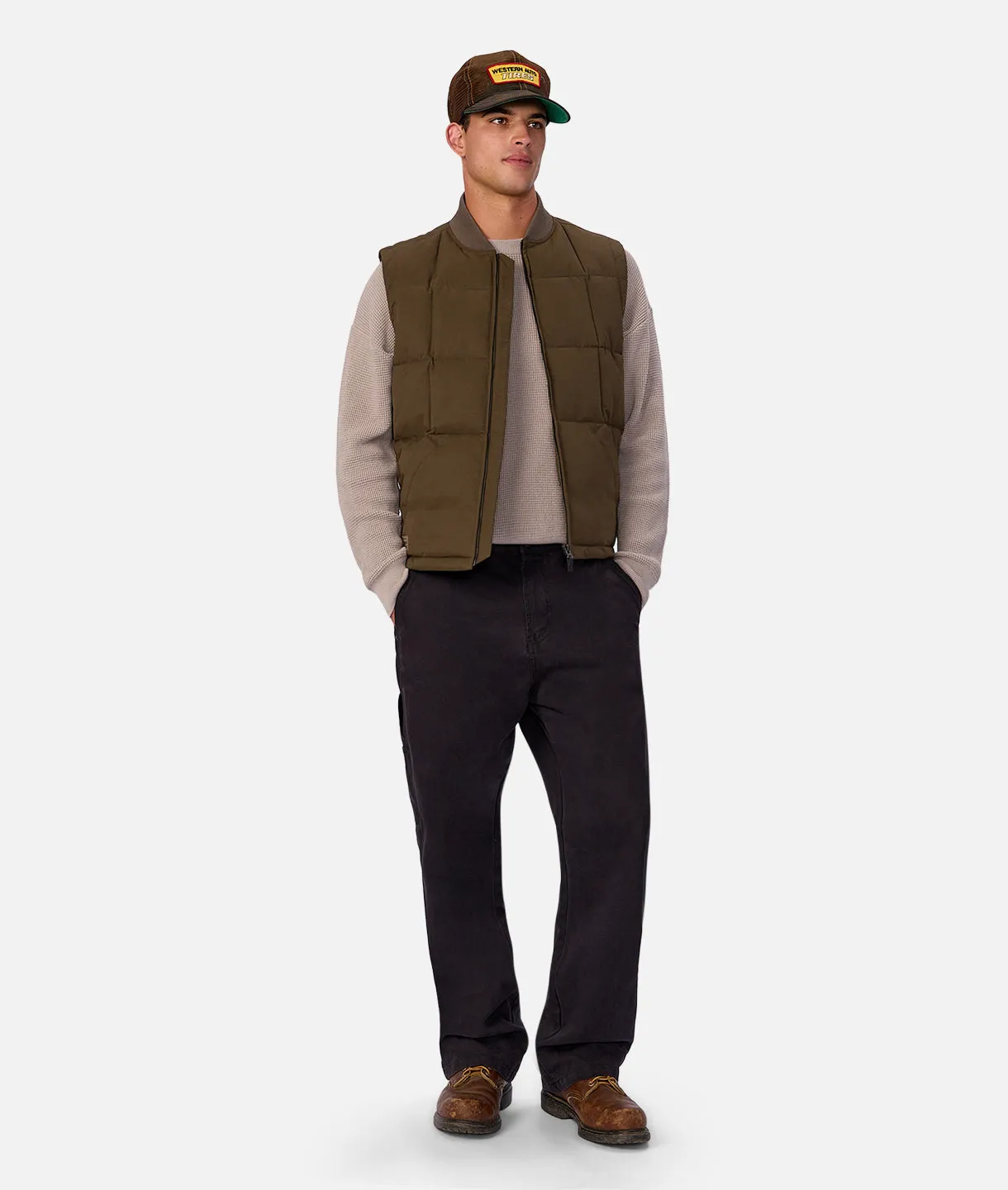 The Georgetown Padded Vest - Military sold by Industrie Clothing product image thumbnail 2