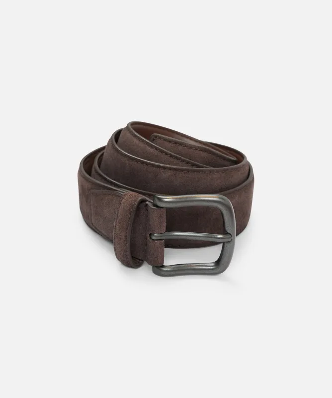 The Lusso Belt - Dark Aubergine made by Industrie Clothing