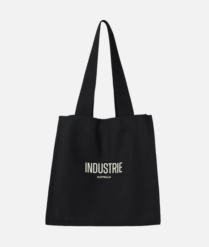 The Small Canvas Tote - Black made by Industrie Clothing