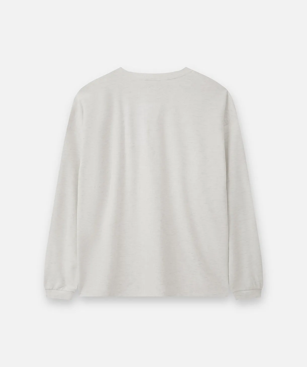 The Soft Touch Long Sleeve Tee - Snow Marle sold by Industrie Clothing product image thumbnail 3
