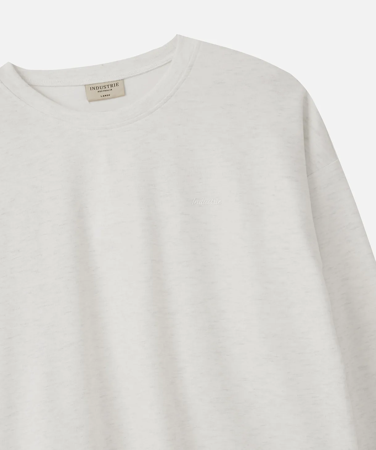 The Soft Touch Long Sleeve Tee - Snow Marle sold by Industrie Clothing product image thumbnail 2