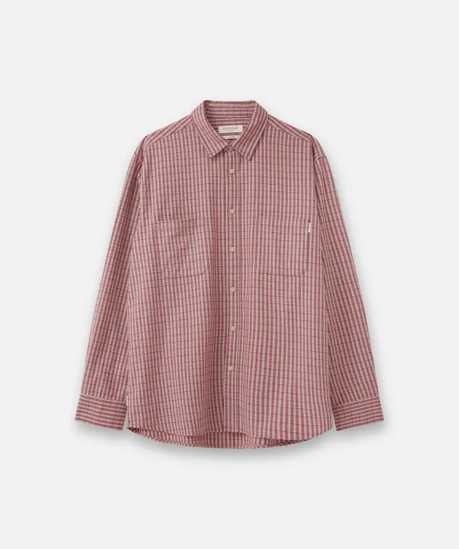 The Pico Long Sleeve Shirt - Cherry Multi made by Industrie Clothing
