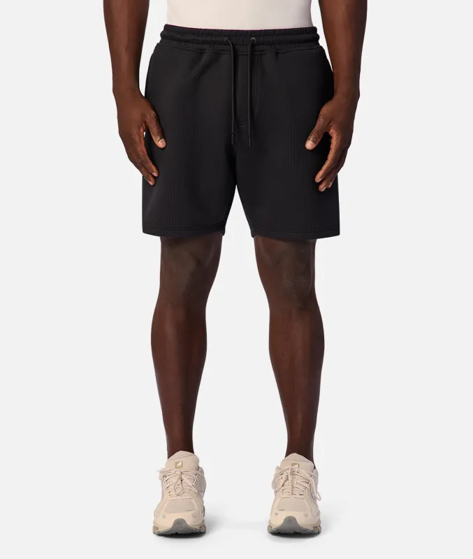 The Tech Manhattan Track Short - Solid Black made by Industrie Clothing
