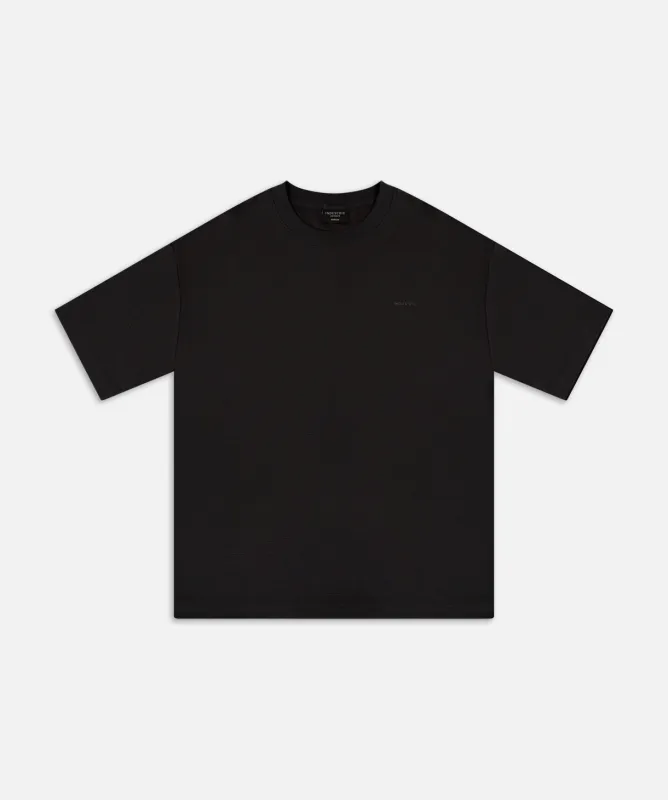The Redondo Ribbed Tee - Obsidian made by Industrie Clothing