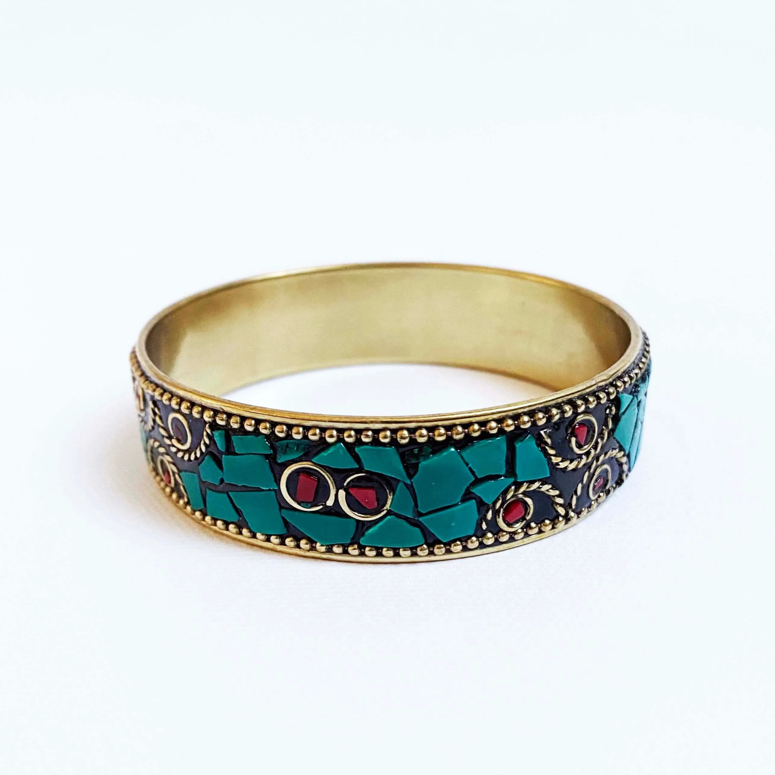 Turquoise Mosaic Bangle sold by inkkas product image thumbnail 2