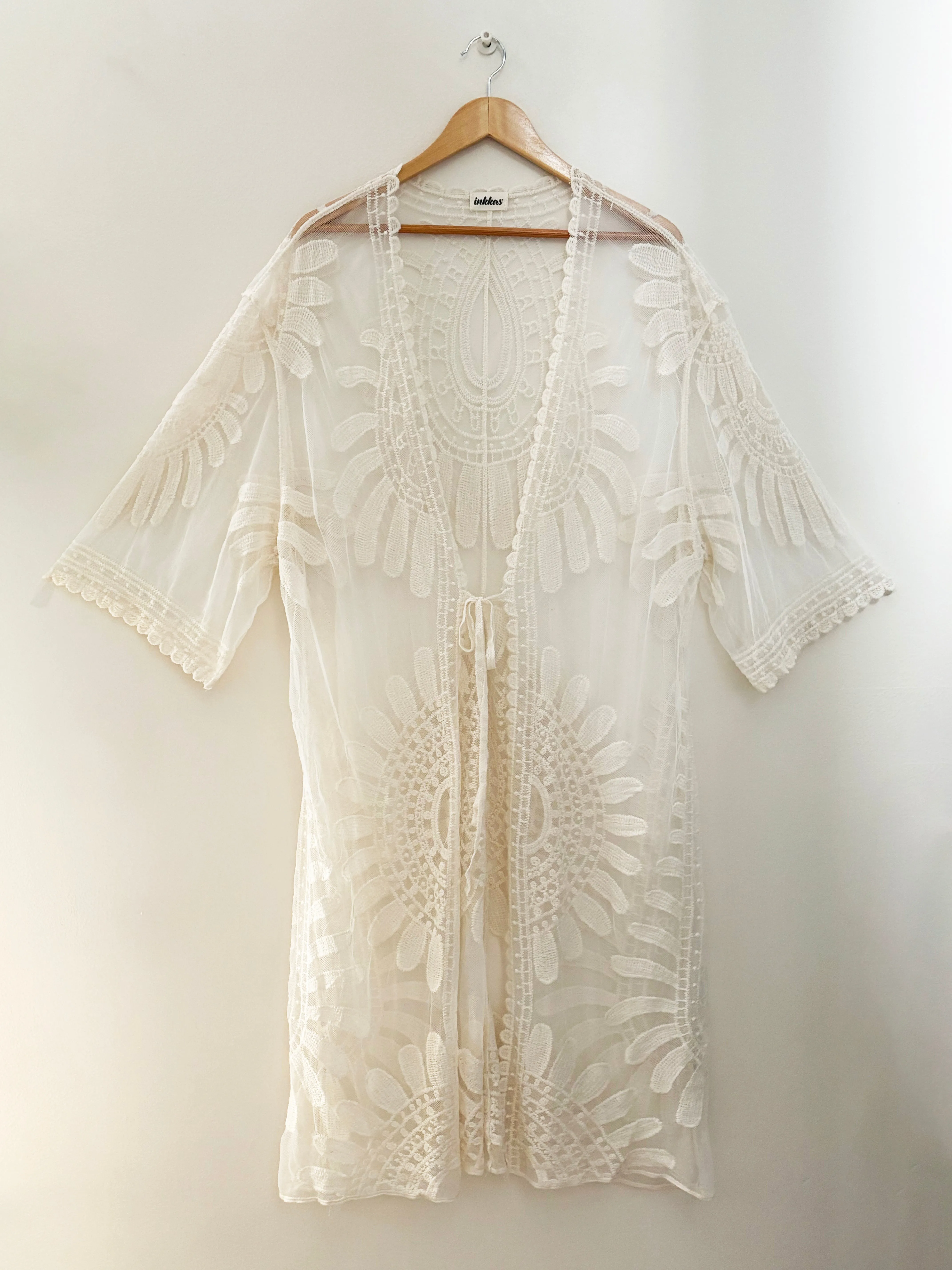 Sunflower Embroidered Lace Cover Up sold by inkkas product image thumbnail 2