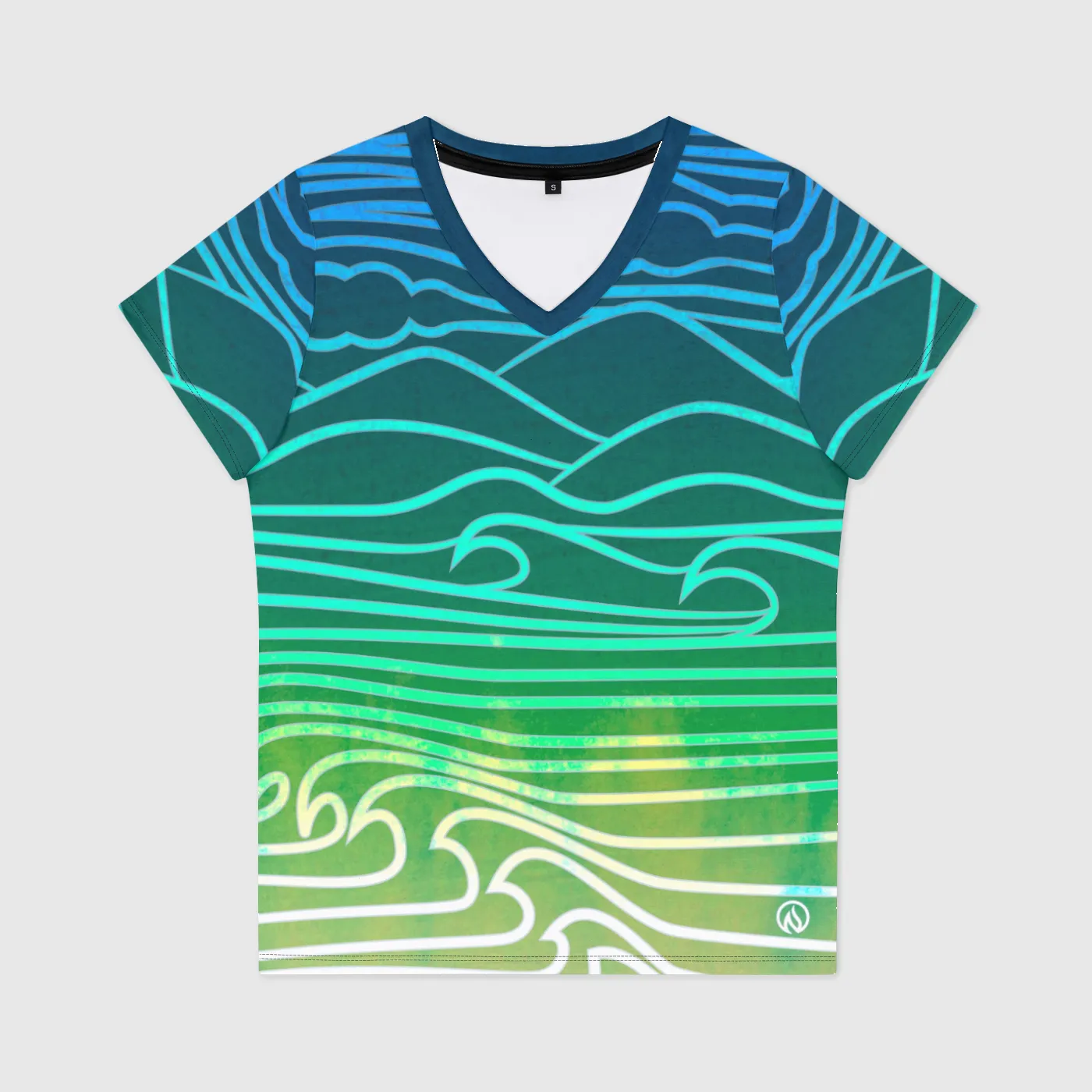 Flow Womens V-Neck T-Shirt sold by INKnBURN