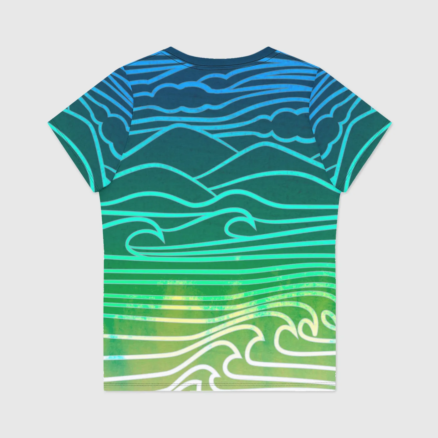 Flow Womens V-Neck T-Shirt sold by INKnBURN product image thumbnail 3