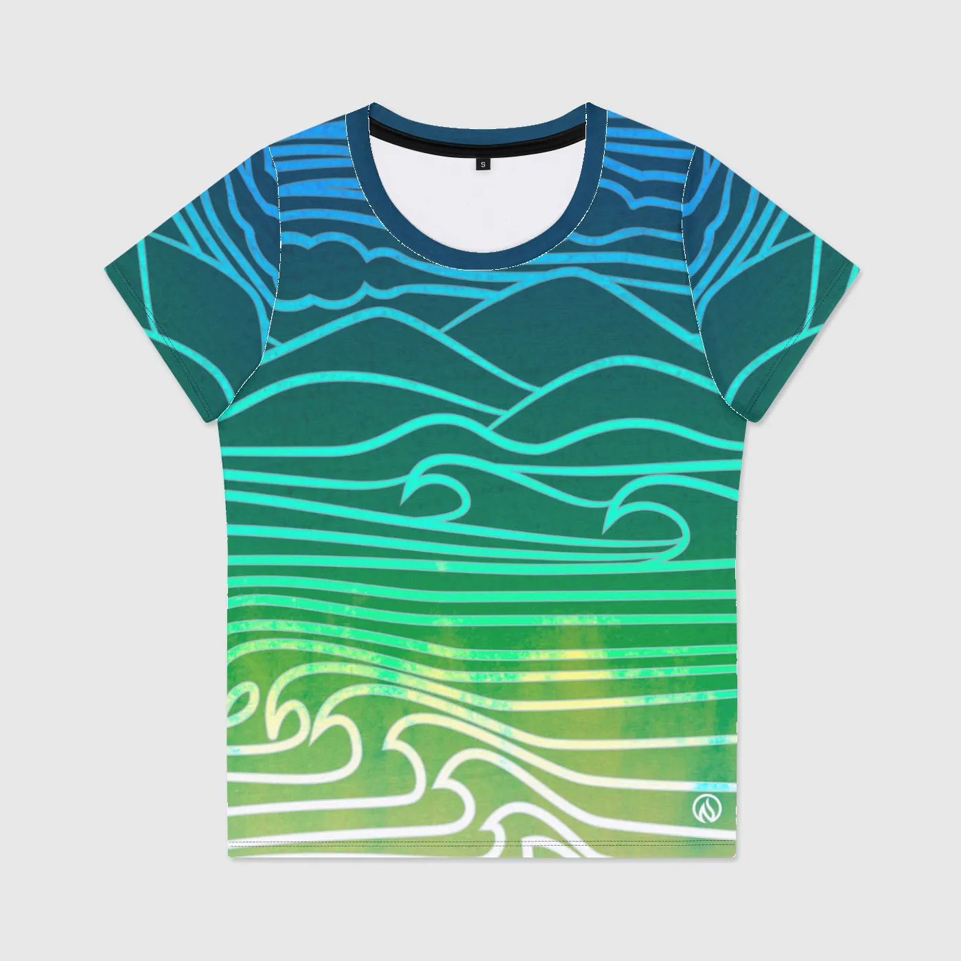 Flow Womens Scoop Neck T-Shirt sold by INKnBURN
