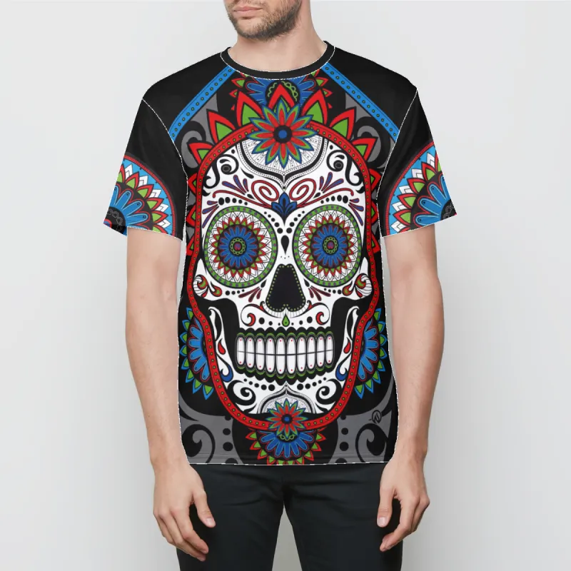 Calavera Mens Crewneck T-Shirt sold by INKnBURN