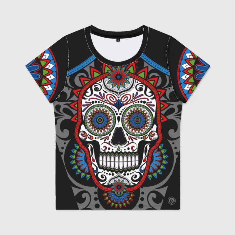 Calavera Womens Scoop Neck T-Shirt sold by INKnBURN