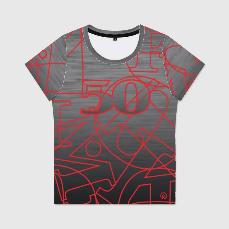 50 Womens Scoop Neck T-Shirt sold by INKnBURN